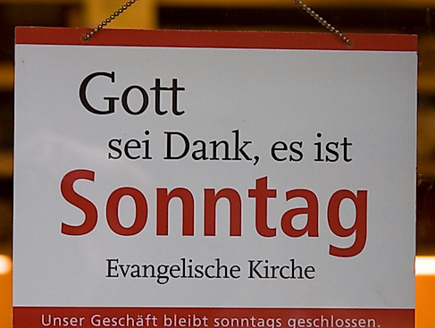 Auch eine Möglichkeit, Dank zu äußern ...