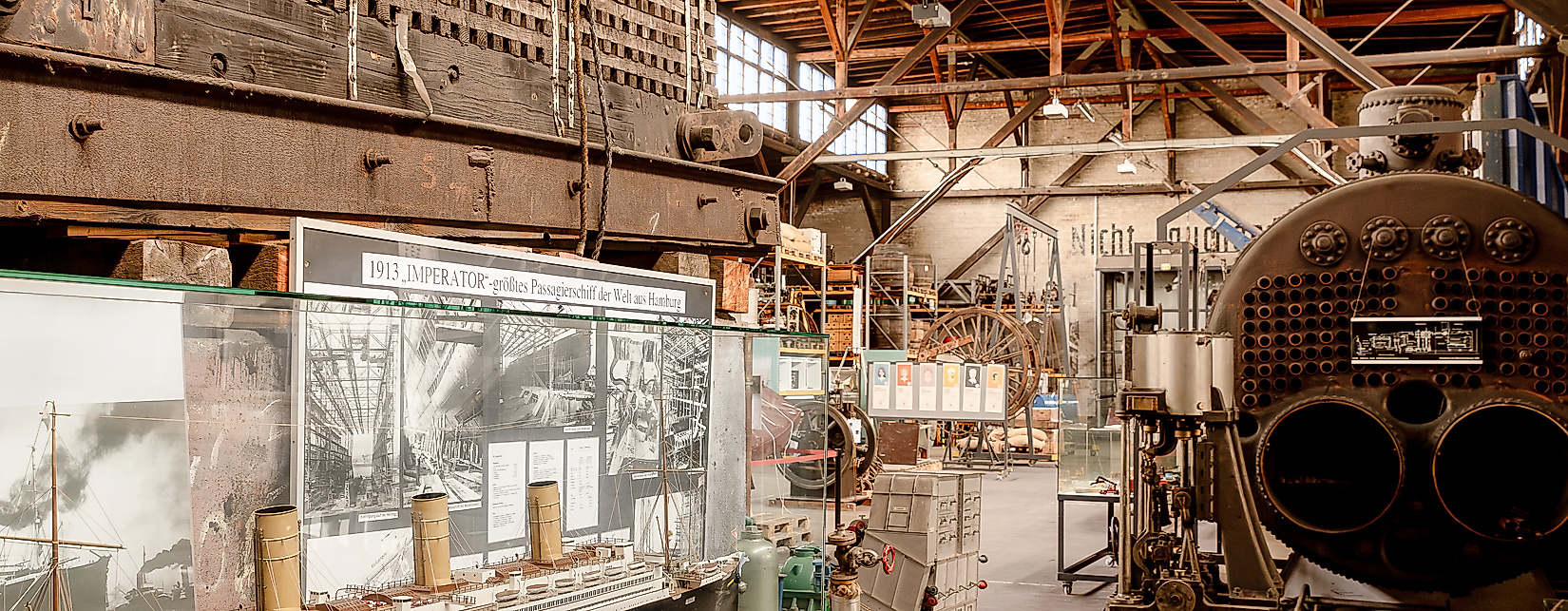 Deutsches Hafenmuseum im Aufbau