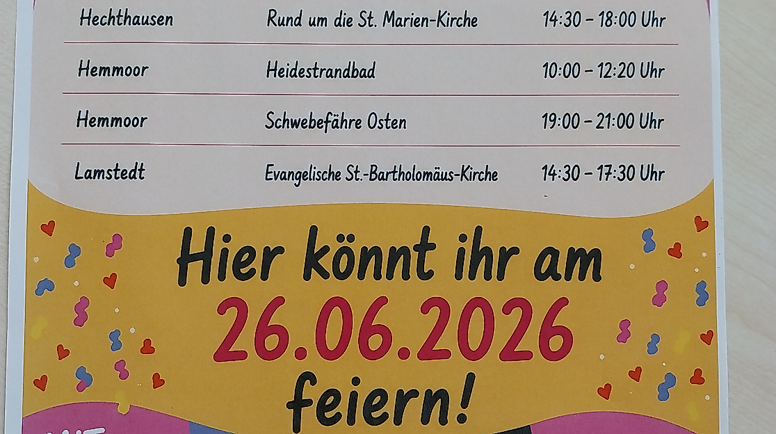 Ein Segen für die Liebe - Rund um die St. Marien-Kirche Hechthausen