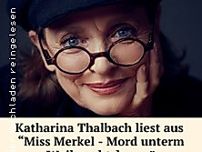 Katharina Thalbach liest: Miss Merkel Mord unter dem Weihnachtsbaum