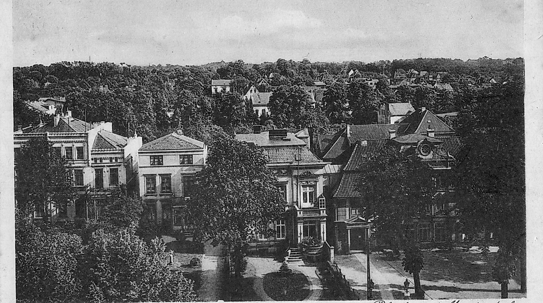 Blick auf Marienthal West, historische Ansichtskarte (1927)