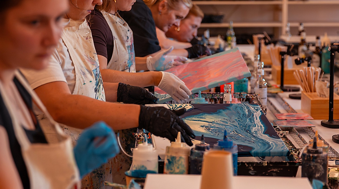 Acryl Pouring Kurs