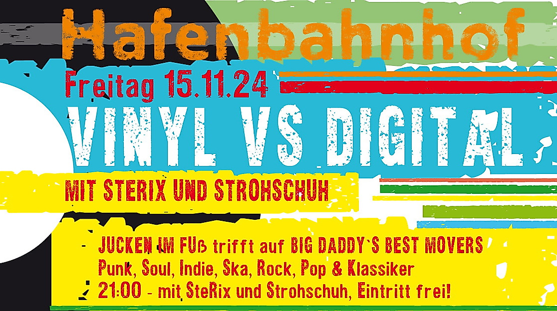 VINYL VS DIGITAL mit DJ SteRix &amp; Strohschuh