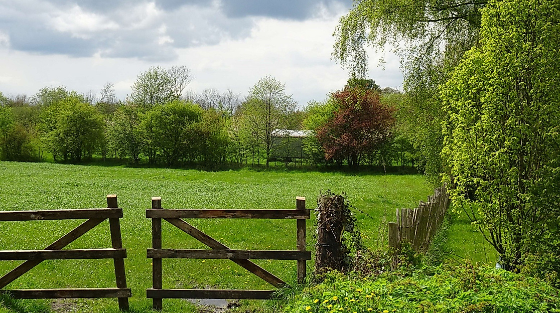Zugang zur Streuobstwiese Warnsdorf