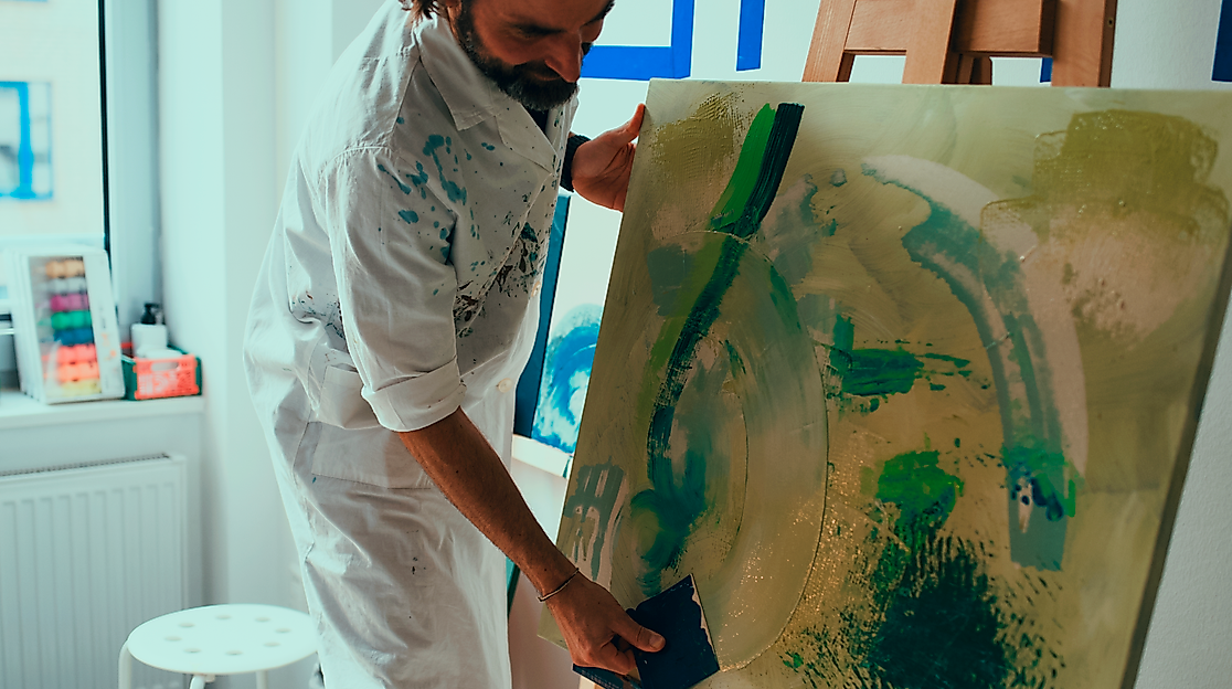 Große Leinwand – viel Kreativität