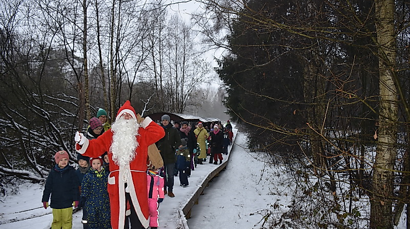 Nikolausfahrt der Moorbahn ins Tister Bauernmoor