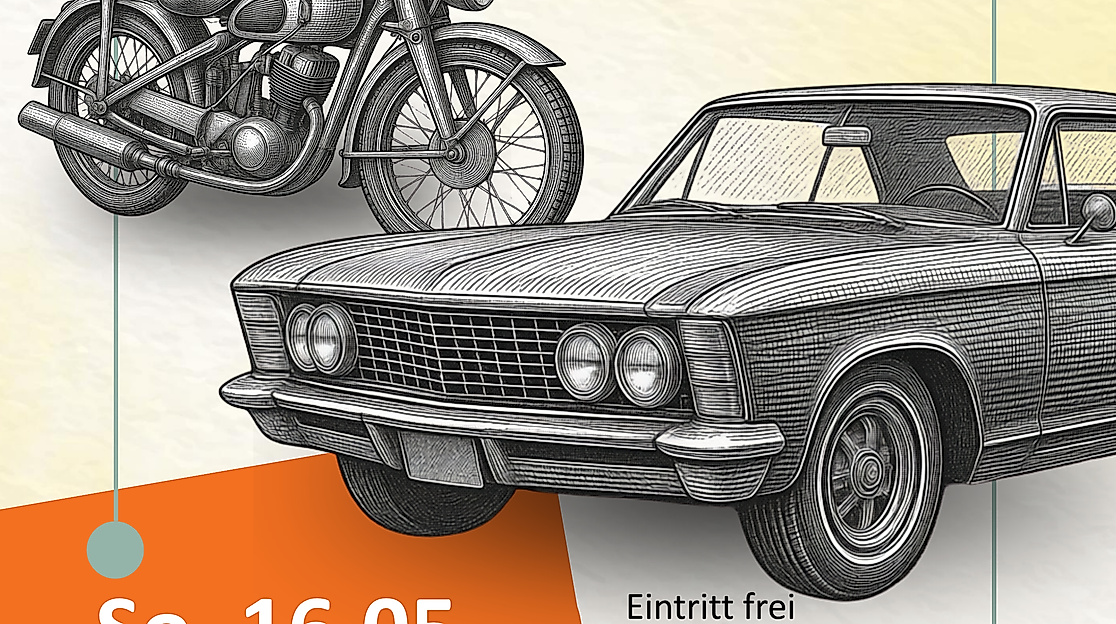 Oldtimertreffen, Classic Motor auf dem Schlossplatz