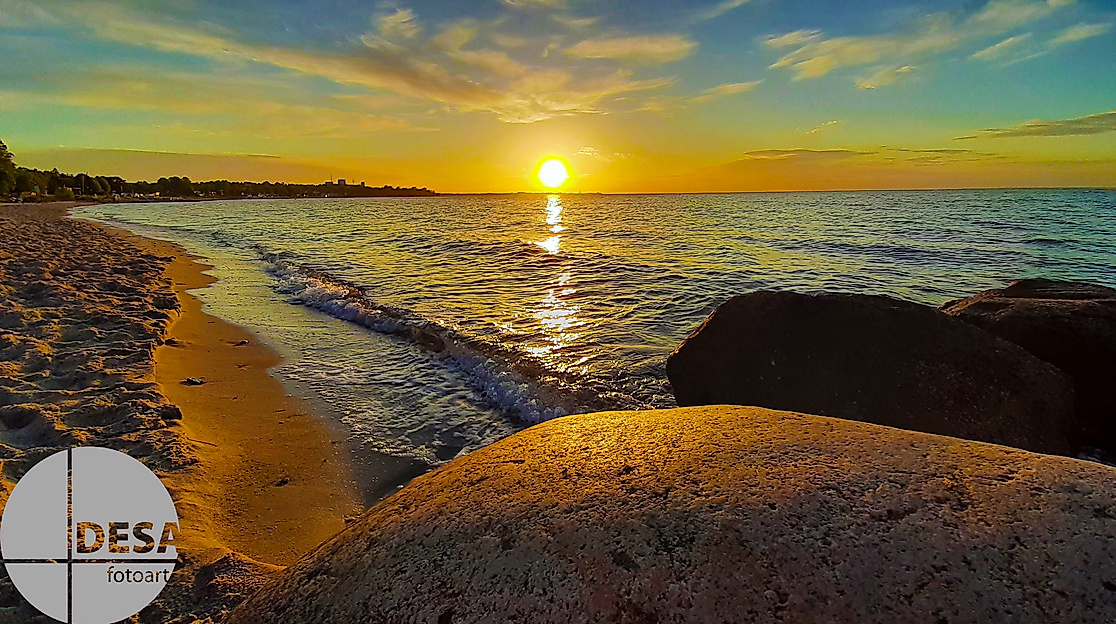 Früh morgens am Strand