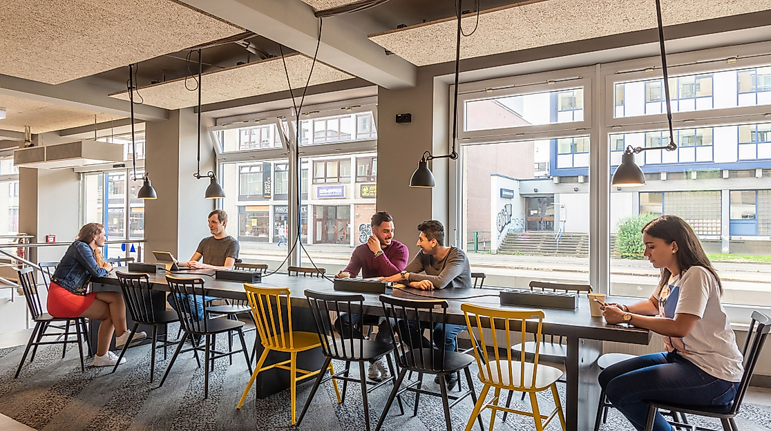 Hotel A&O Hamburg City: Co-Work Area