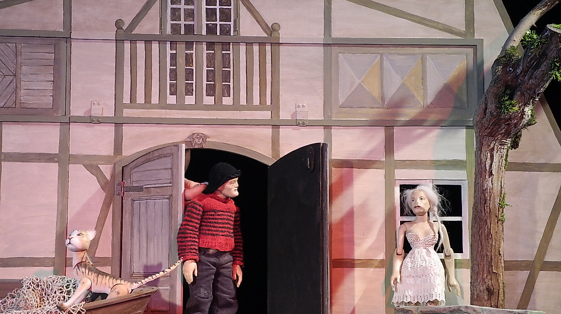 Der Fischer vor der Villa