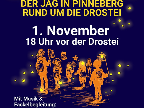Laternenumzug der JAG in Pinneberg