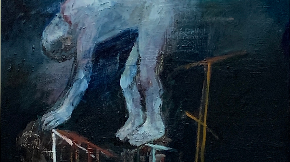 6:25 So isr es oder nur gespielt? 100x120 Öl a Lwd