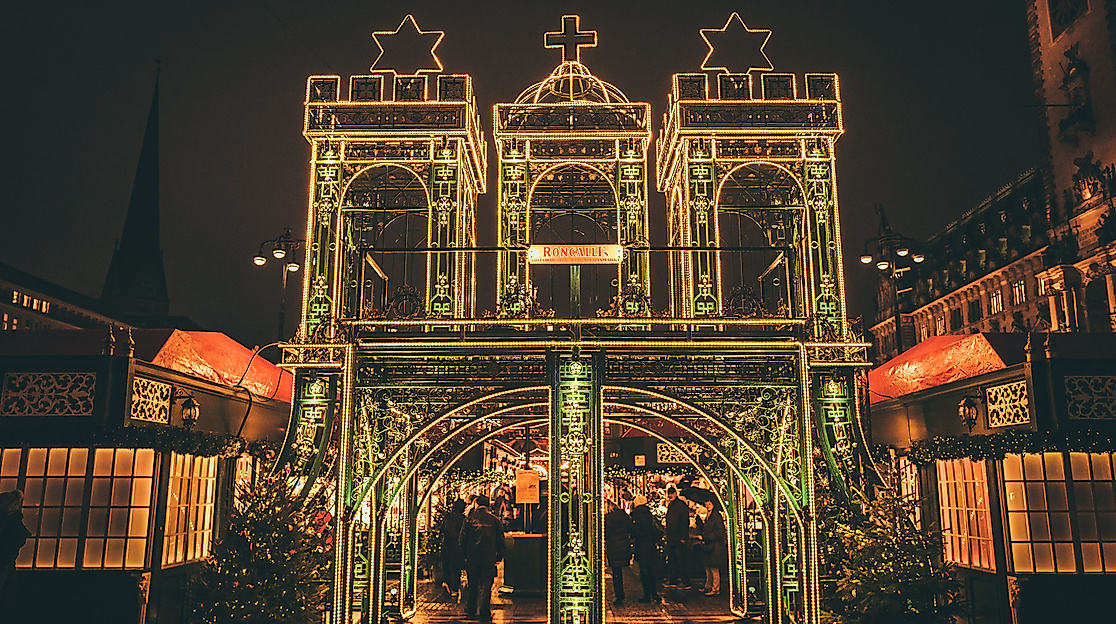 Weihnachtsmarkt Rathausmarkt Hamburg