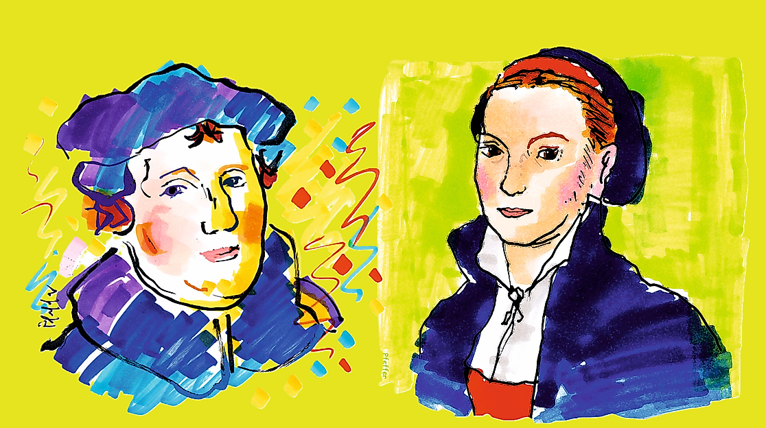 Martin Luther und Katharina Luther