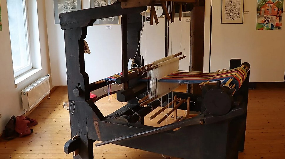 Webstuhl in der Wassermühle