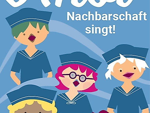Illustration zum Nachbarschaftssingen auf dem Deckel der A7