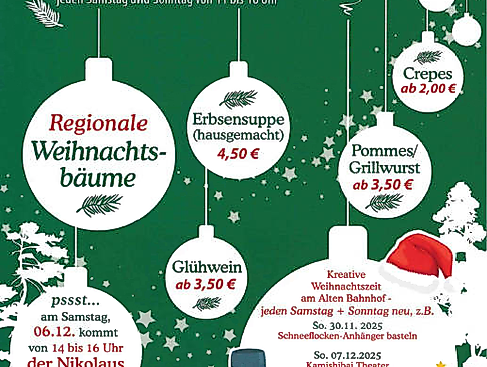 Weihnachten am alten Bahnhof