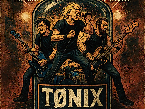 Tonix - Mit ihrer Musik feiert die Band ihre Helden der Rockmusik.