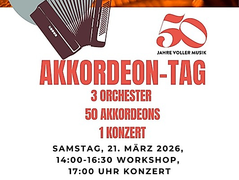 Plakat Akkordeon-Tag