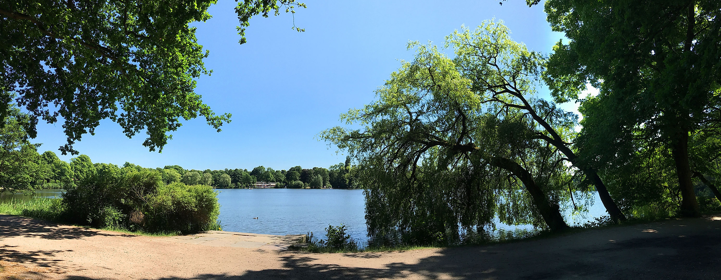 Harburger Stadtpark am Außenmühlenteich