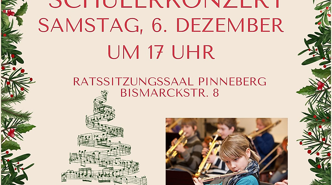 Plakat Weihnachtskonzert 2025