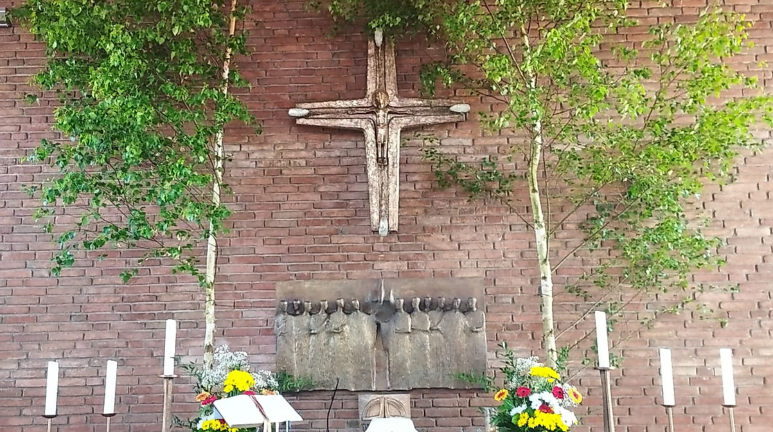 Ev. Messe zum Pfingstsonntag / Kirchweihfest, P. Krüger, Kantorei, Kinderchor