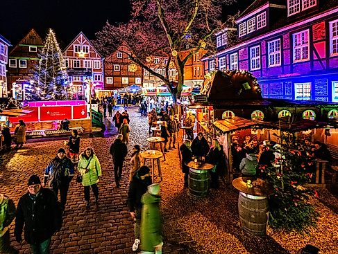 Hafen-Weihnacht am Fischmarkt