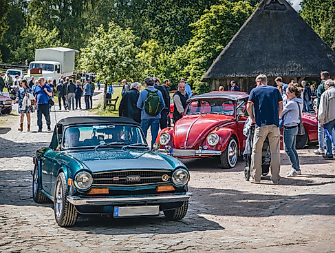Blitzendes Blech beim Oldtimertreffen am Kiekeberg
