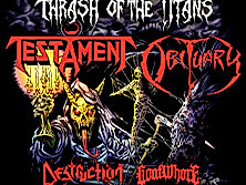 Testament & Obituary - Thrash Of The Titans + Supports: Destruction & Goatwhore