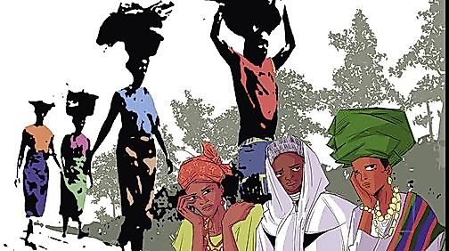 Titel „Rest for the Weary“ von der Künstlerin Gift Amarachi Ottah