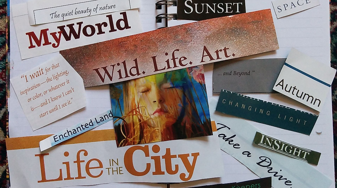 Kreativ ohne Kabel - Vision Board 2026