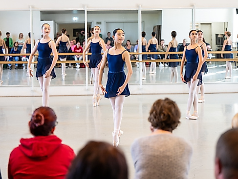 Ausbildungsklasse VI der Ballettschule des Hamburg Ballett