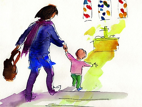 Kirche mit Kindern (mit Ostereiersammeln)