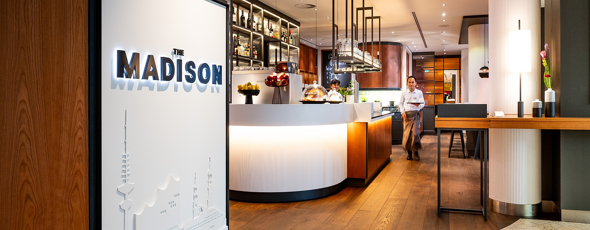 Eingang des Restaurants 'The Madison'