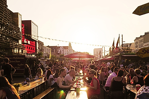 Spielbudenplatz auf der Reeperbahn