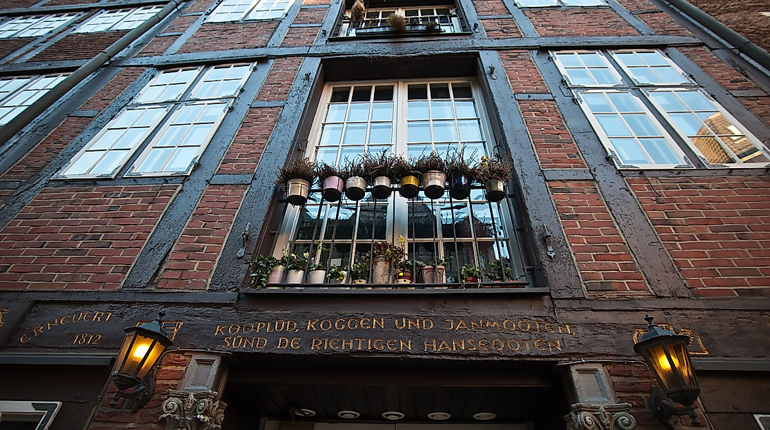 Altstadt-Fachwerkhaus in Hamburg