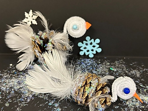 zauberhafte Winterschwäne