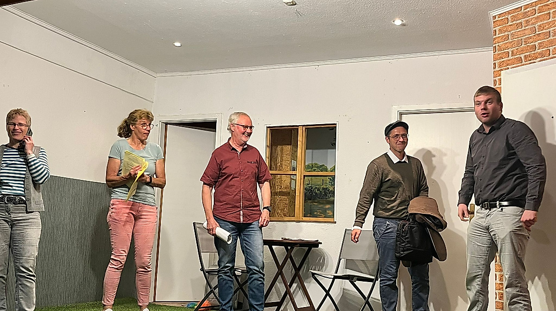 Übungsbild bei nicht vollständigem Bühnenbild