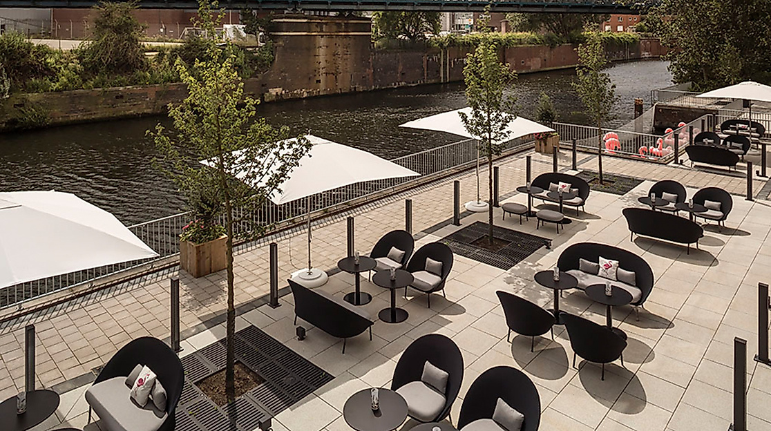 Hotel INNSIDE Hamburg Hafen: Terrasse
