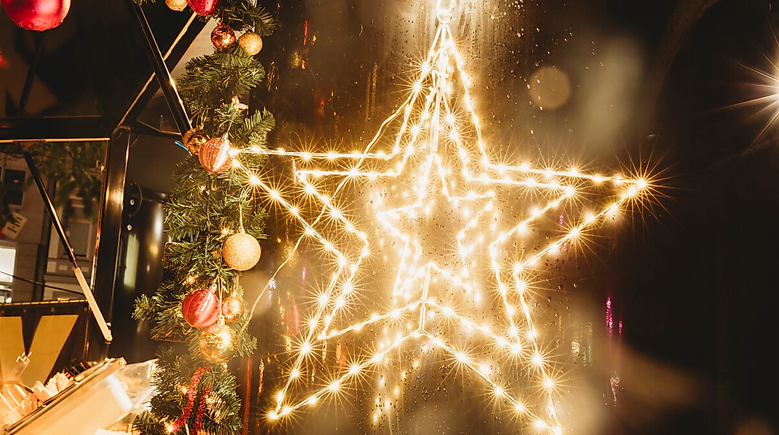 Leuchtender Weihnachtsstern