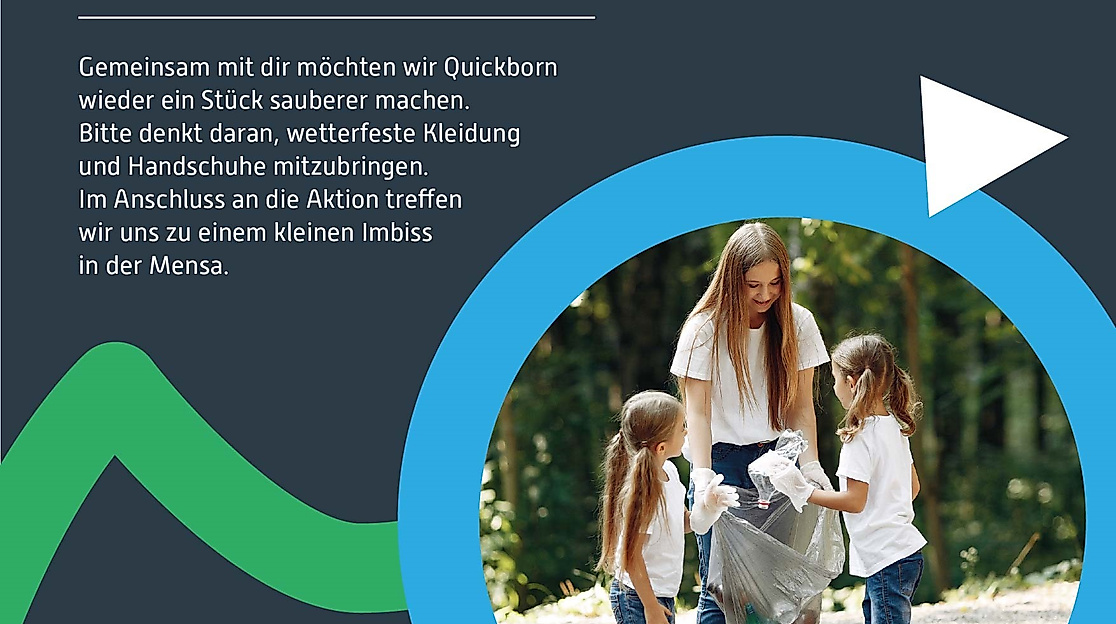 Aktion Saubere Landschaft Veranstaltungsplakat