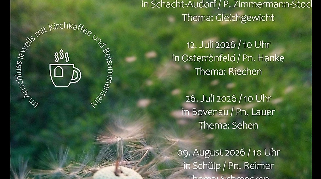 Regional Gottesdienste