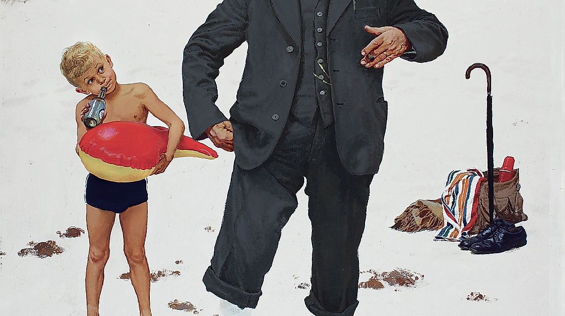 kurt-ard-ein-schritt-nach-dem-anderen-1960-gouache-auf-kuenstlerpappe-kurt-ard