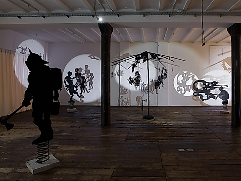 Installationsansicht: Andrey Klassen – Keiner rannte