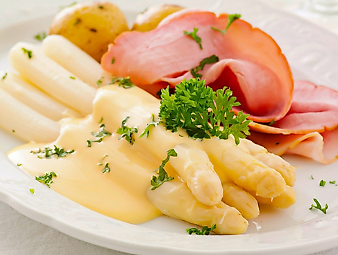 Spargelessen im Café am Michaelshof