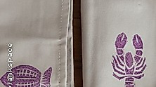 Stempel und Textildruck