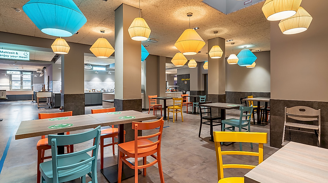 Hotel A&O Hamburg Hauptbahnhof: Frühstücksraum