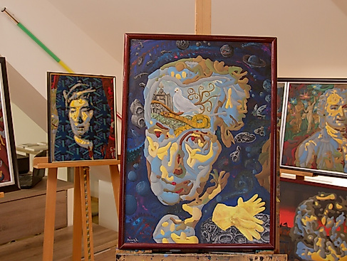 Bild aus dem Atelier von Werner Horvath