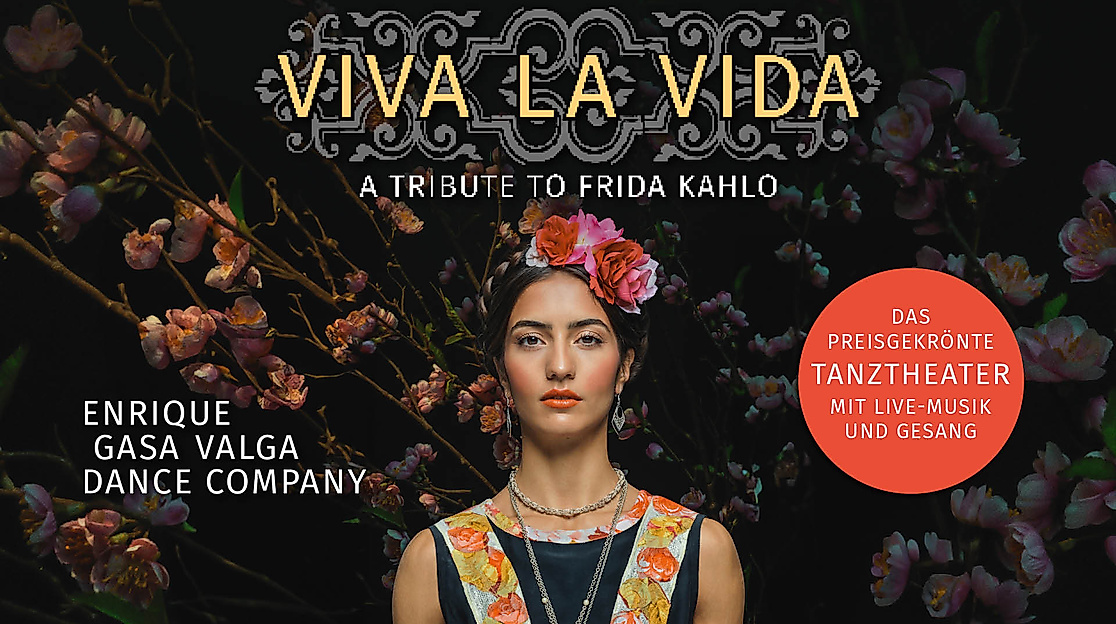 Darstellung des Hauptmotivs des Events »Viva a Vida – A Tribute to Frida Kahlo«.