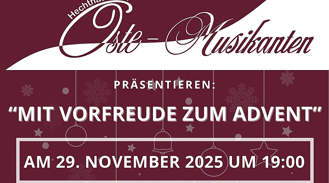 Plakat Mit Vorfreude zum Advent